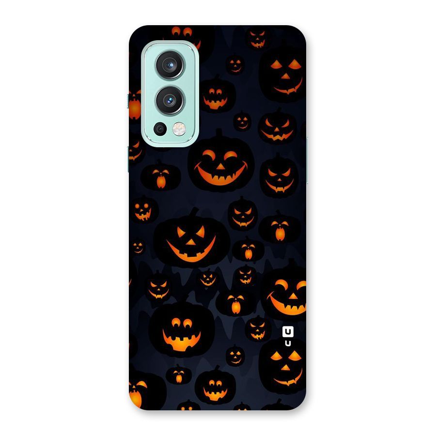 Pumpkin Smile Pattern Back Case for OnePlus Nord 2 5G