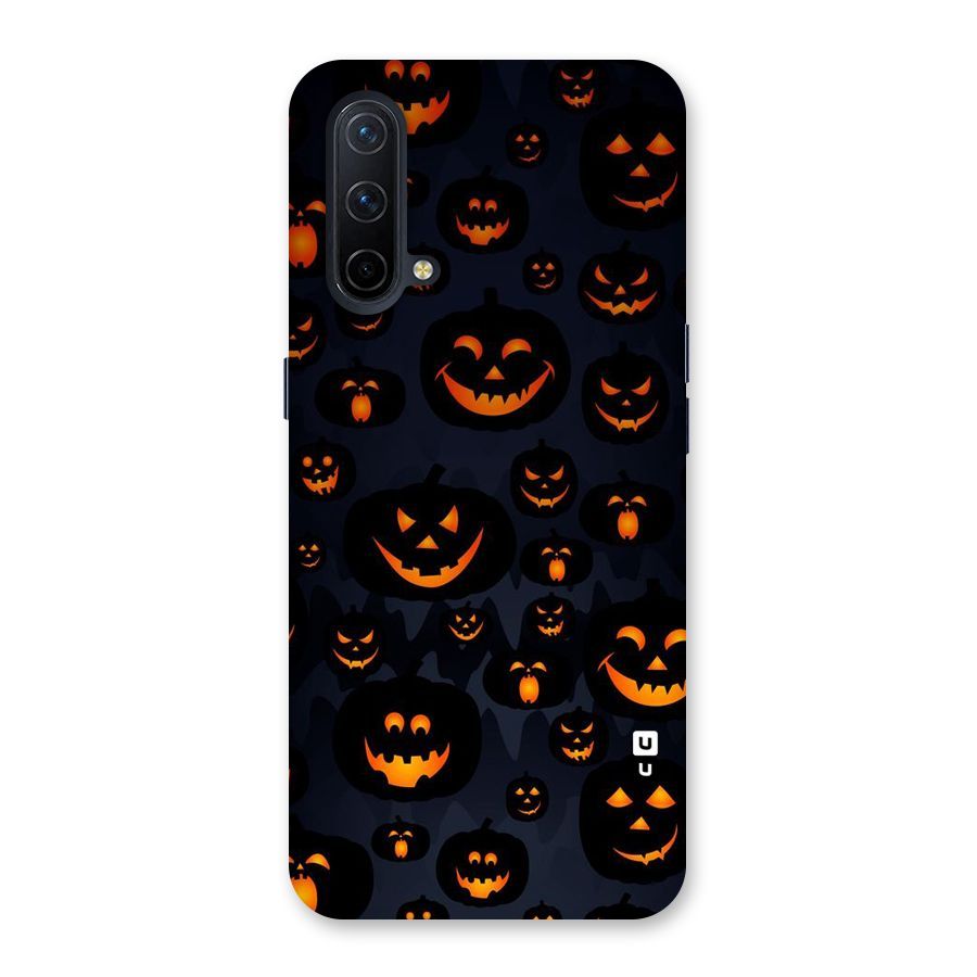 Pumpkin Smile Pattern Back Case for OnePlus Nord CE 5G