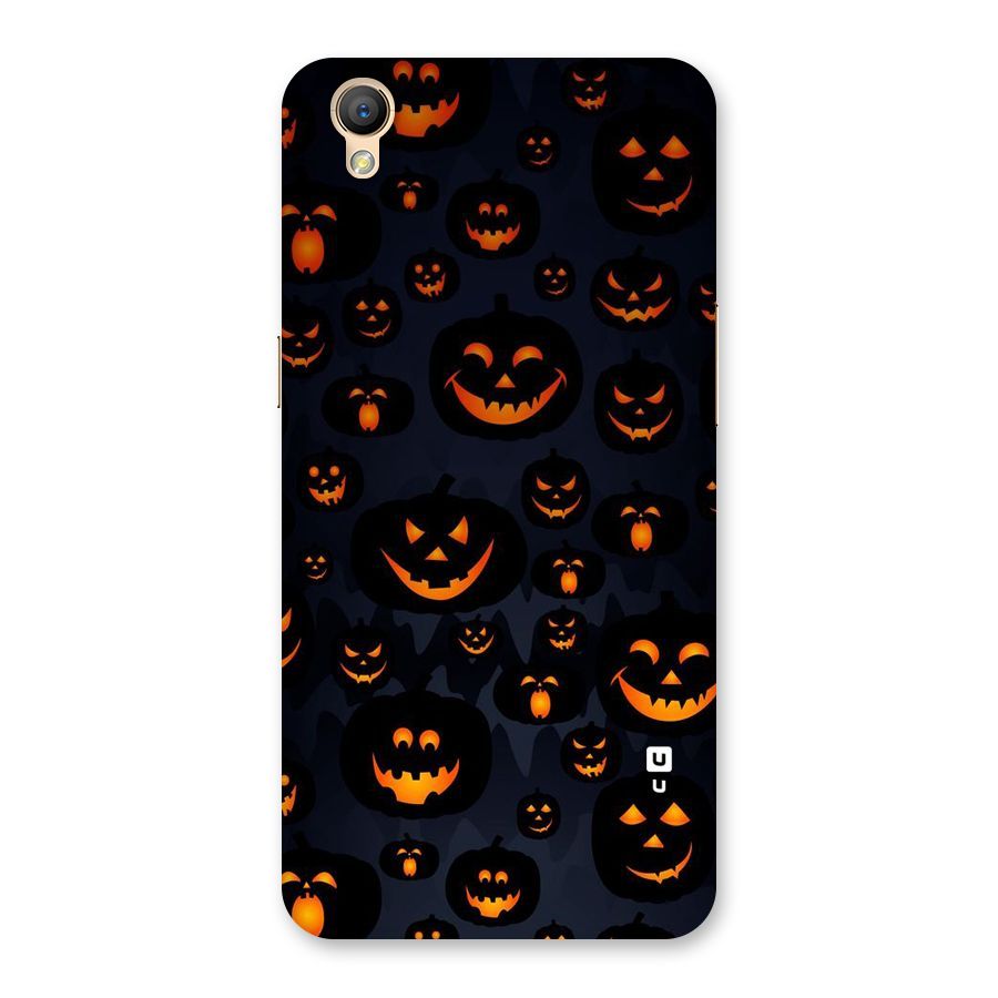 Pumpkin Smile Pattern Back Case for Oppo A37