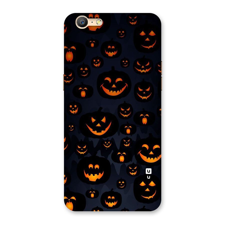 Pumpkin Smile Pattern Back Case for Oppo A39