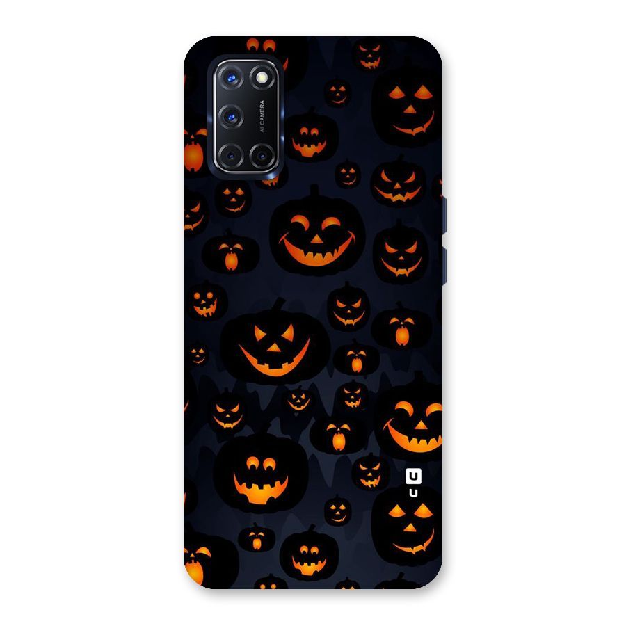 Pumpkin Smile Pattern Back Case for Oppo A52