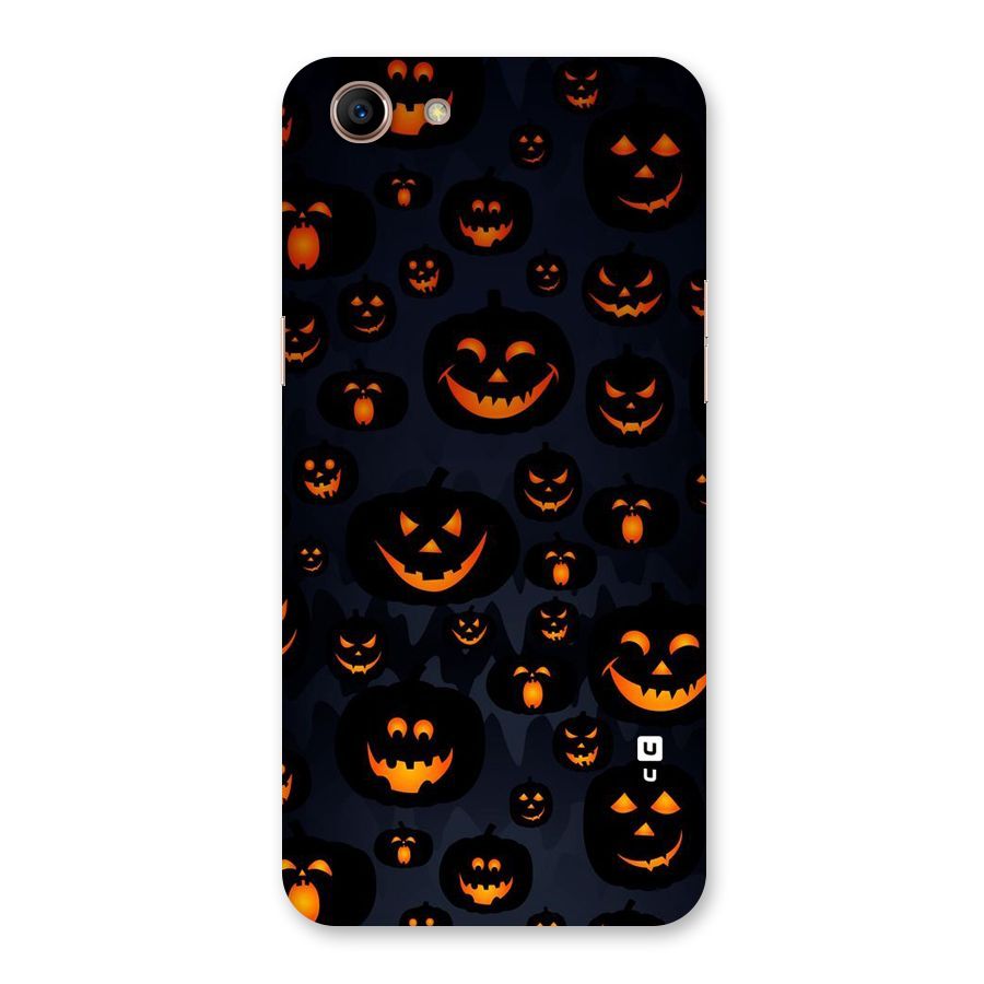 Pumpkin Smile Pattern Back Case for Oppo A83 (2018)