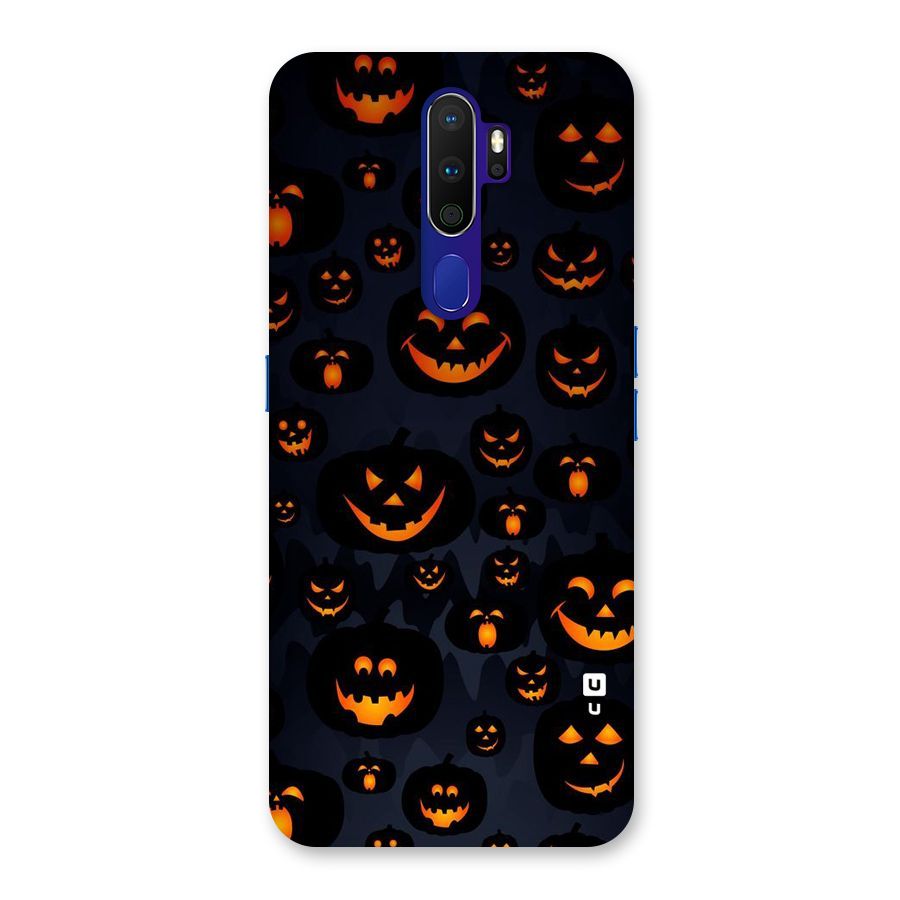 Pumpkin Smile Pattern Back Case for Oppo A9 (2020)