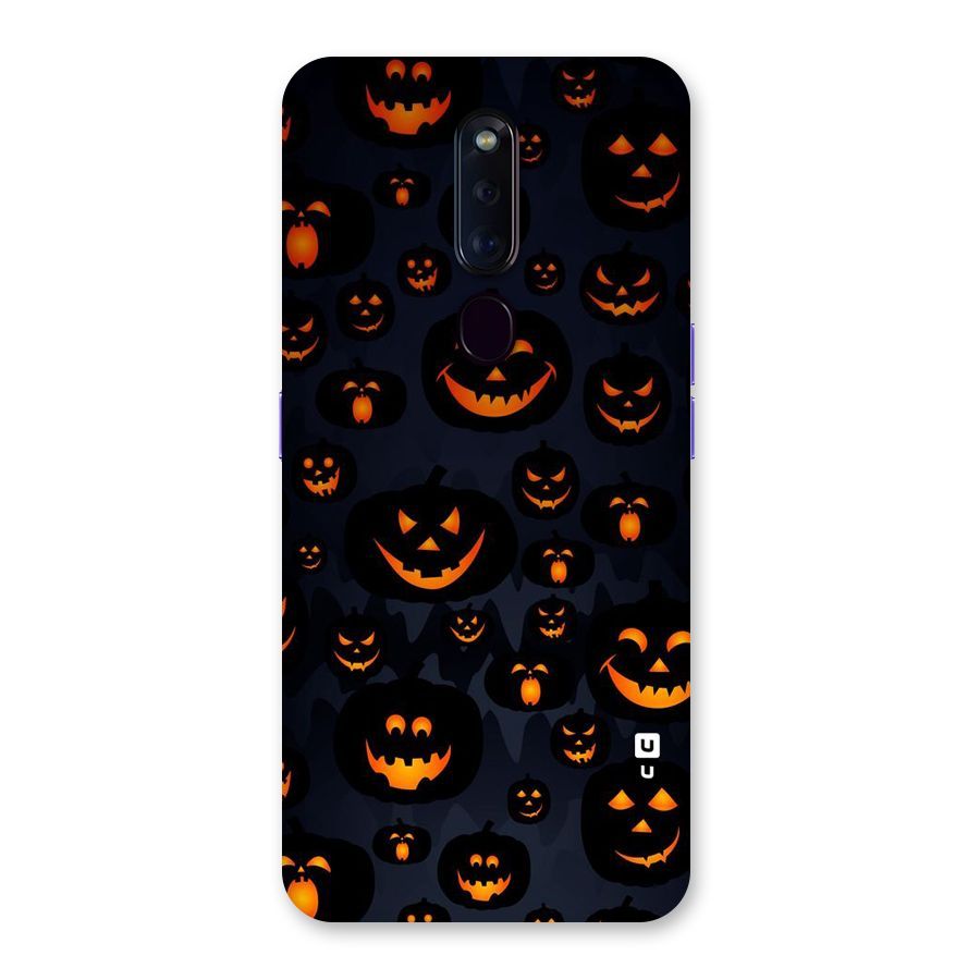 Pumpkin Smile Pattern Back Case for Oppo F11 Pro