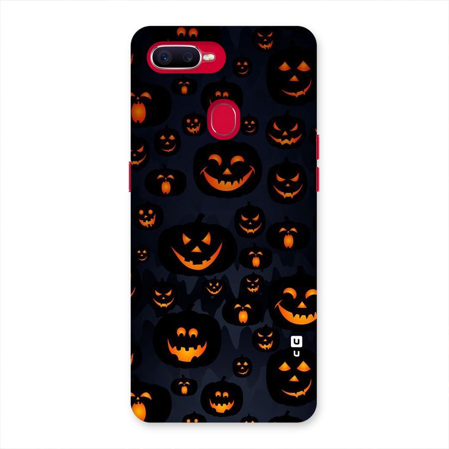 Pumpkin Smile Pattern Back Case for Oppo F9 Pro