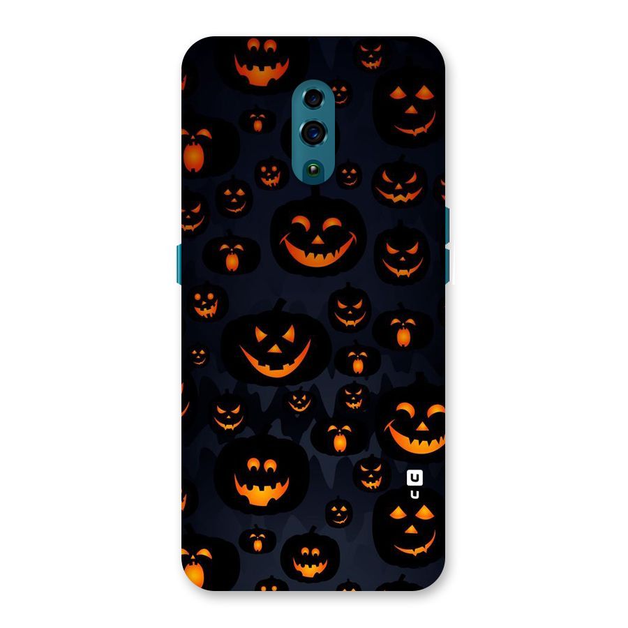 Pumpkin Smile Pattern Back Case for Oppo Reno