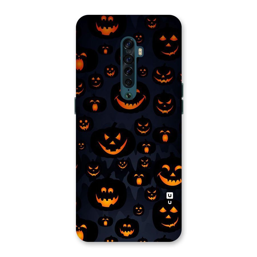 Pumpkin Smile Pattern Back Case for Oppo Reno2