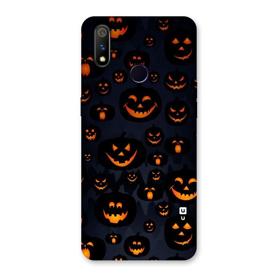 Pumpkin Smile Pattern Back Case for Realme 3 Pro