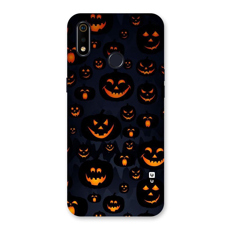 Pumpkin Smile Pattern Back Case for Realme 3i