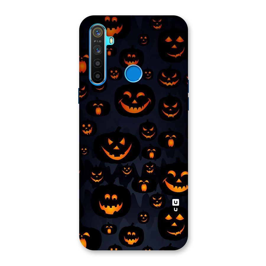 Pumpkin Smile Pattern Back Case for Realme 5