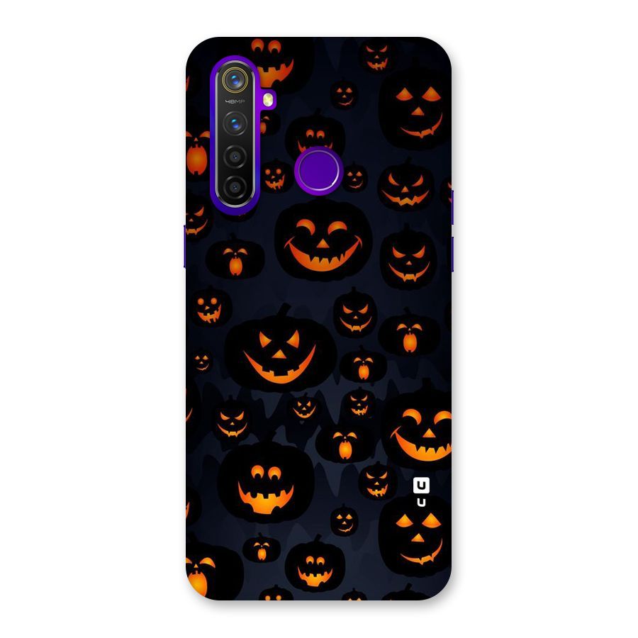 Pumpkin Smile Pattern Back Case for Realme 5 Pro
