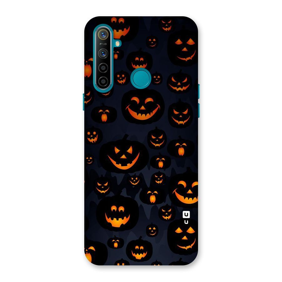 Pumpkin Smile Pattern Back Case for Realme 5i