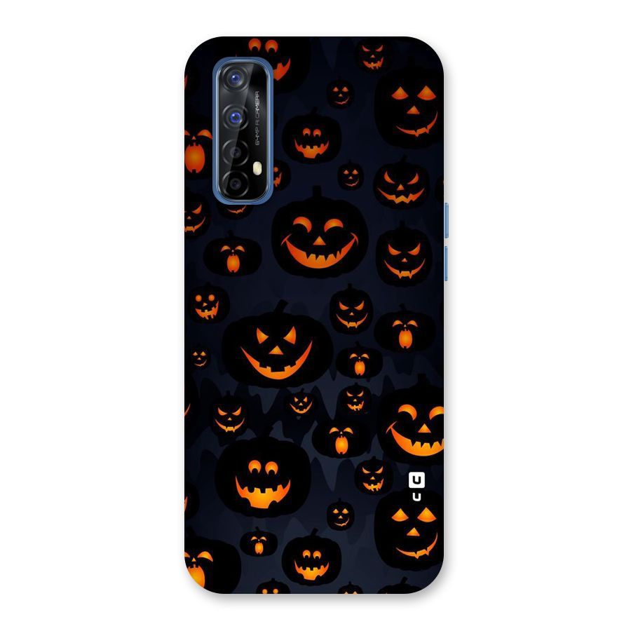 Pumpkin Smile Pattern Back Case for Realme 7