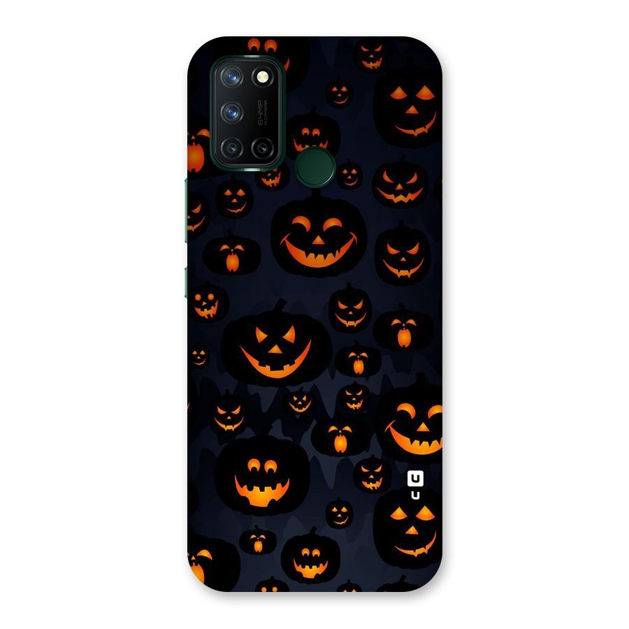 Pumpkin Smile Pattern Back Case for Realme 7i