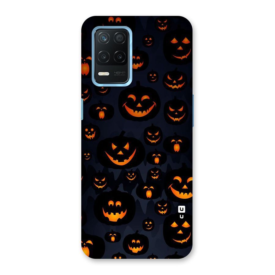 Pumpkin Smile Pattern Back Case for Realme 8 5G
