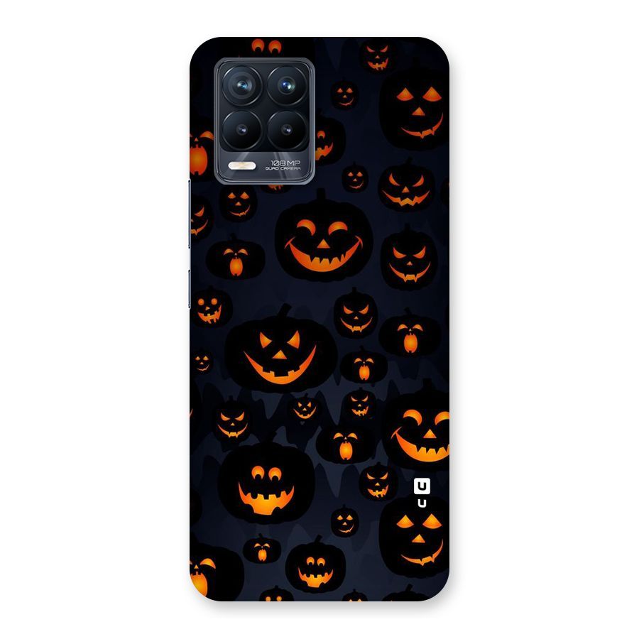 Pumpkin Smile Pattern Back Case for Realme 8 Pro