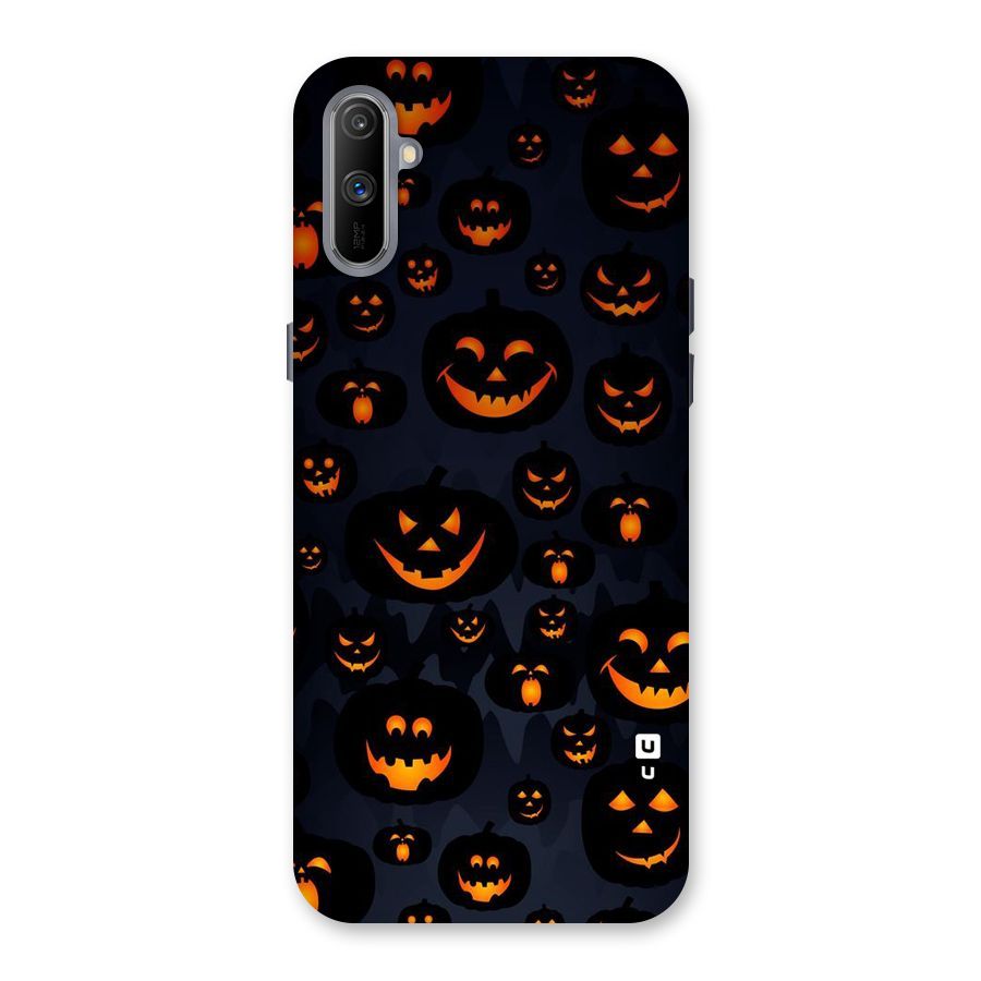 Pumpkin Smile Pattern Back Case for Realme C3