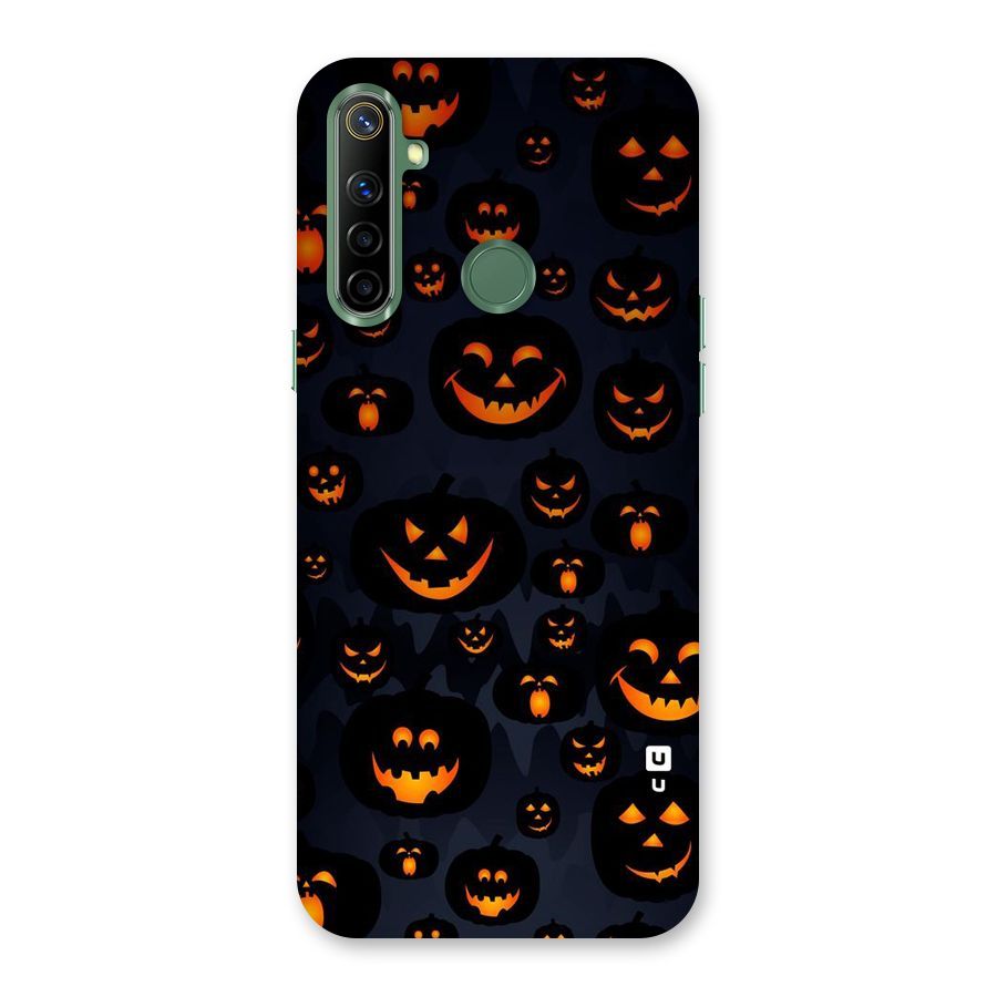 Pumpkin Smile Pattern Back Case for Realme Narzo 10