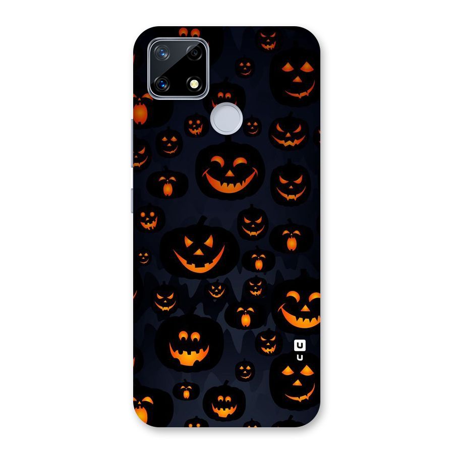 Pumpkin Smile Pattern Back Case for Realme Narzo 20