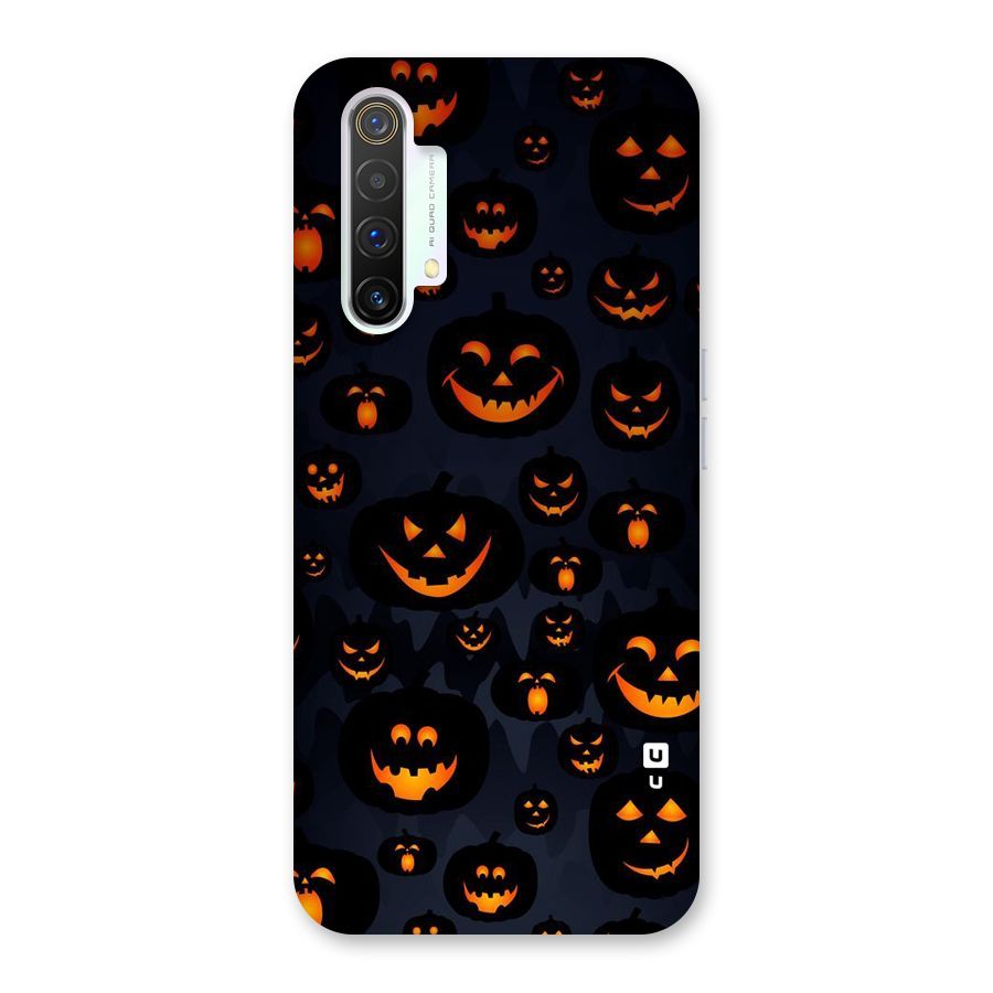 Pumpkin Smile Pattern Back Case for Realme X3 SuperZoom