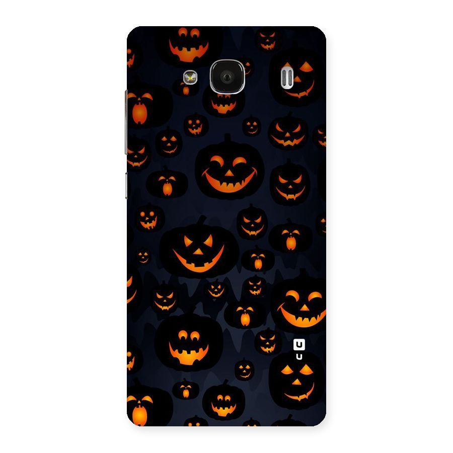 Pumpkin Smile Pattern Back Case for Redmi 2 Prime