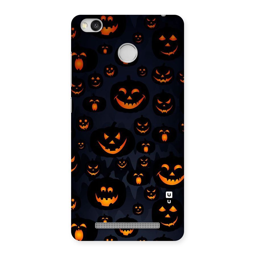 Pumpkin Smile Pattern Back Case for Redmi 3S Prime