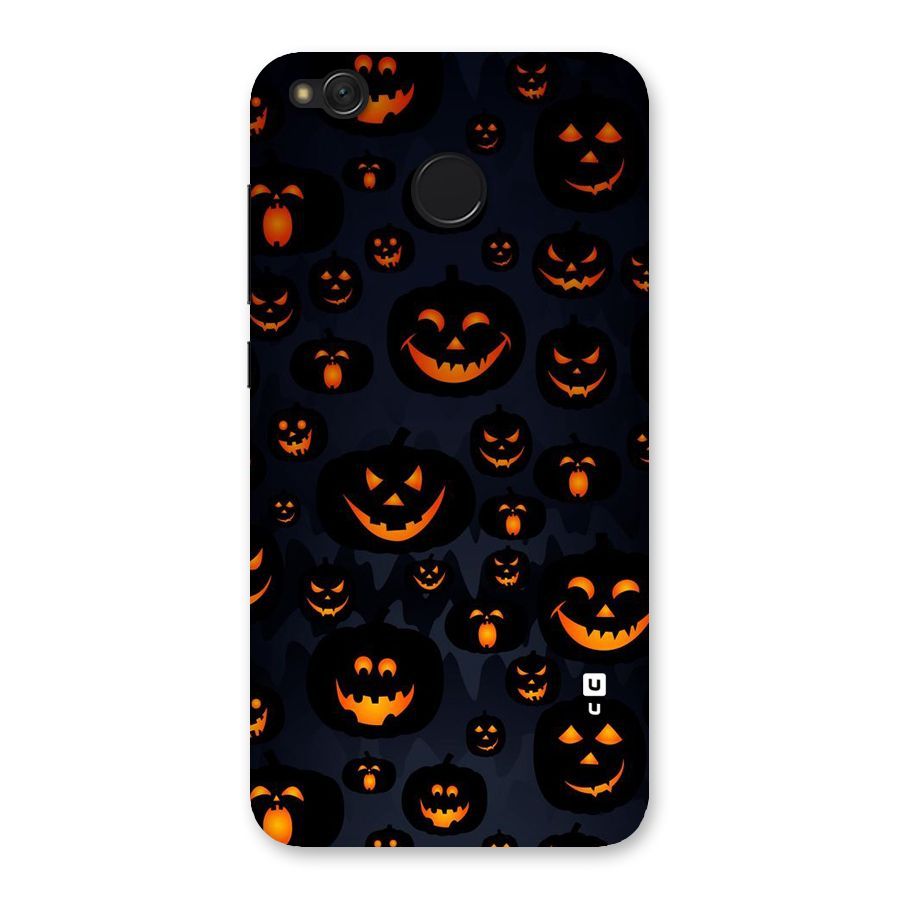 Pumpkin Smile Pattern Back Case for Redmi 4