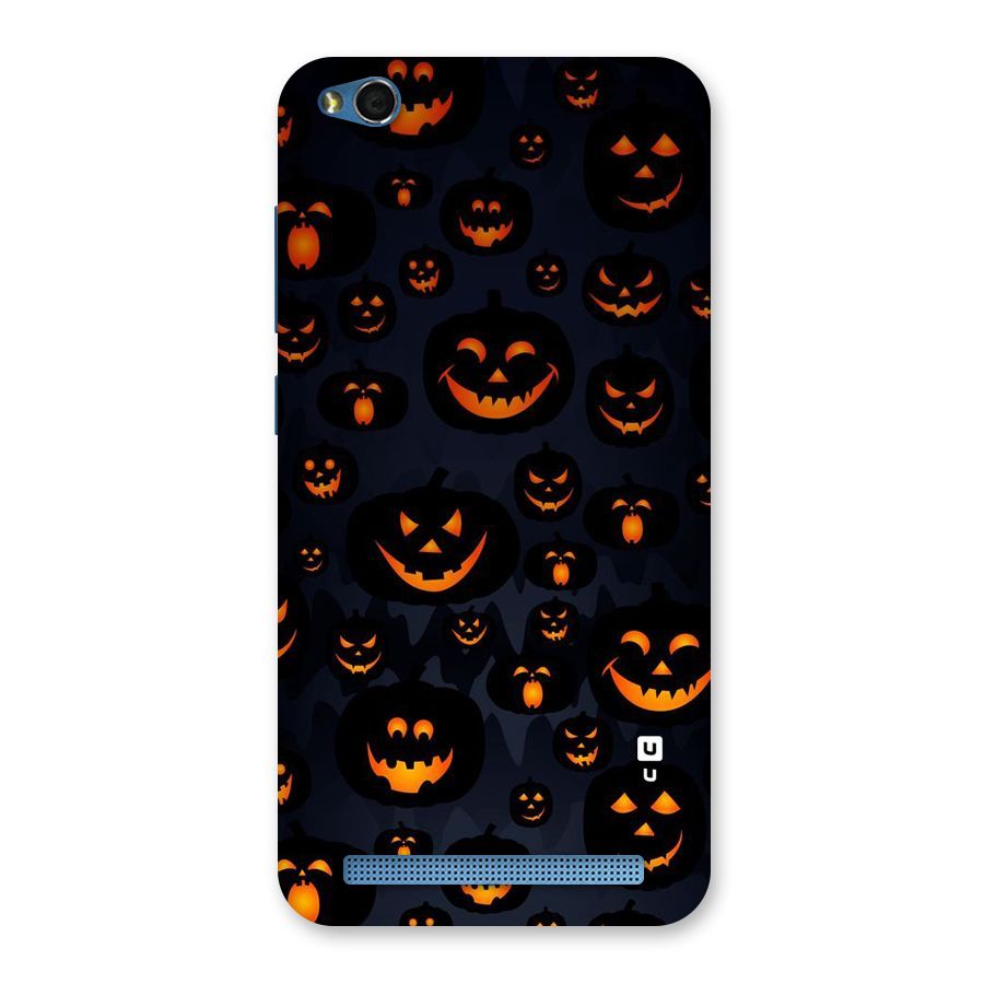 Pumpkin Smile Pattern Back Case for Redmi 5A