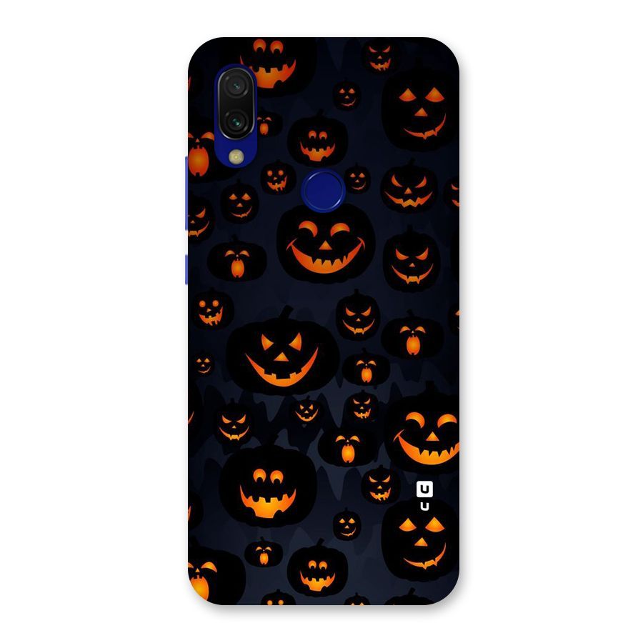 Pumpkin Smile Pattern Back Case for Redmi 7