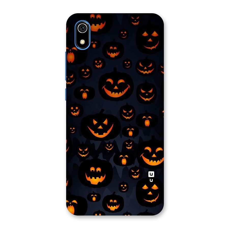 Pumpkin Smile Pattern Back Case for Redmi 7A