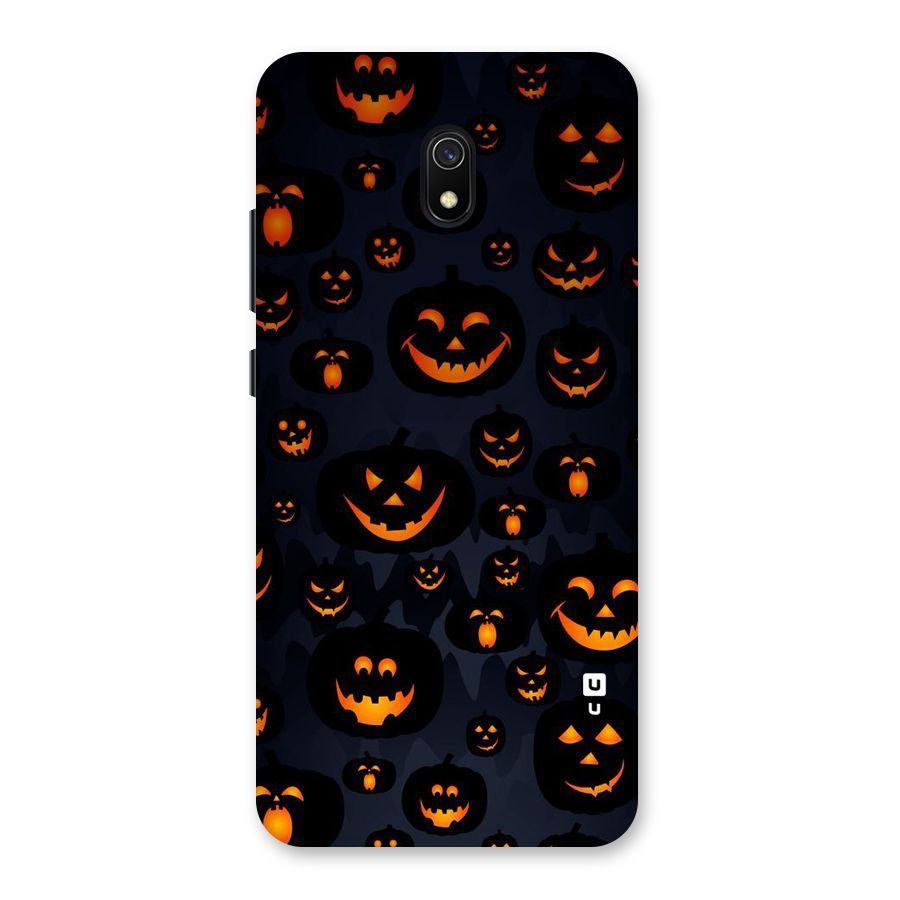 Pumpkin Smile Pattern Back Case for Redmi 8A