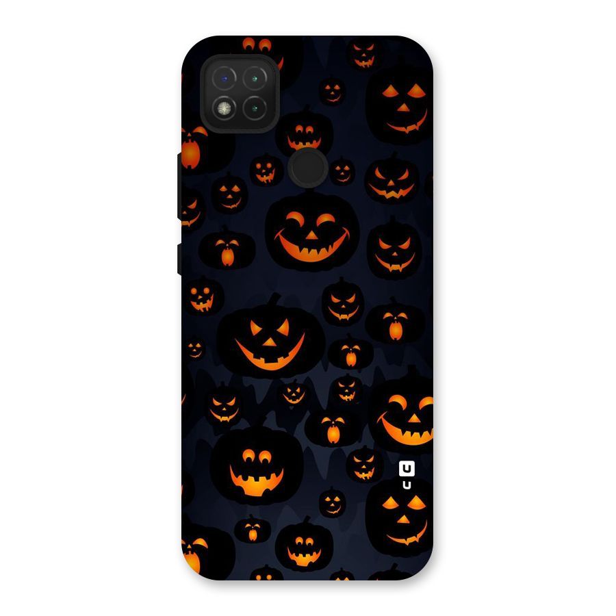 Pumpkin Smile Pattern Back Case for Redmi 9
