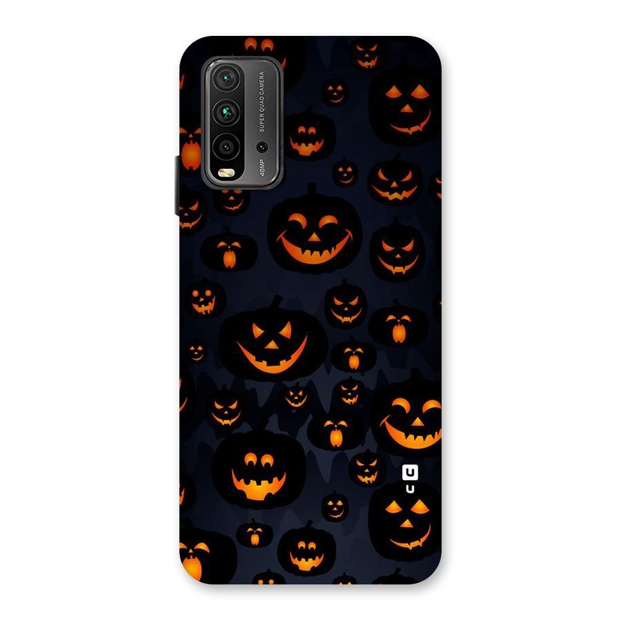 Pumpkin Smile Pattern Back Case for Redmi 9 Power
