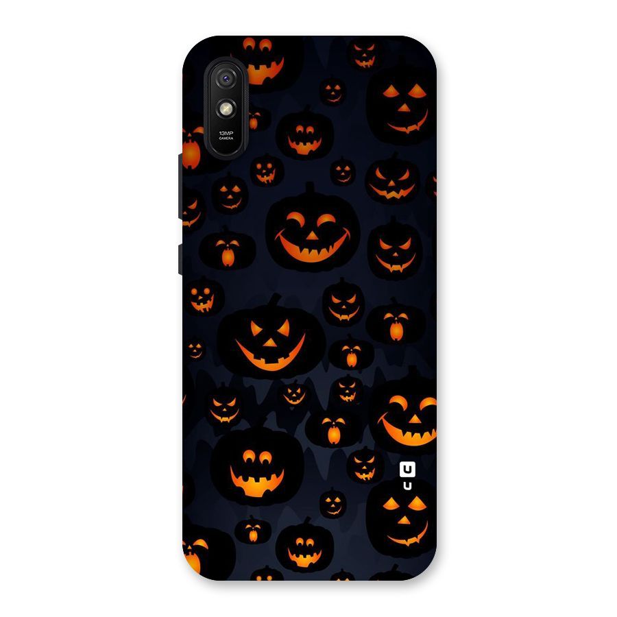 Pumpkin Smile Pattern Back Case for Redmi 9i