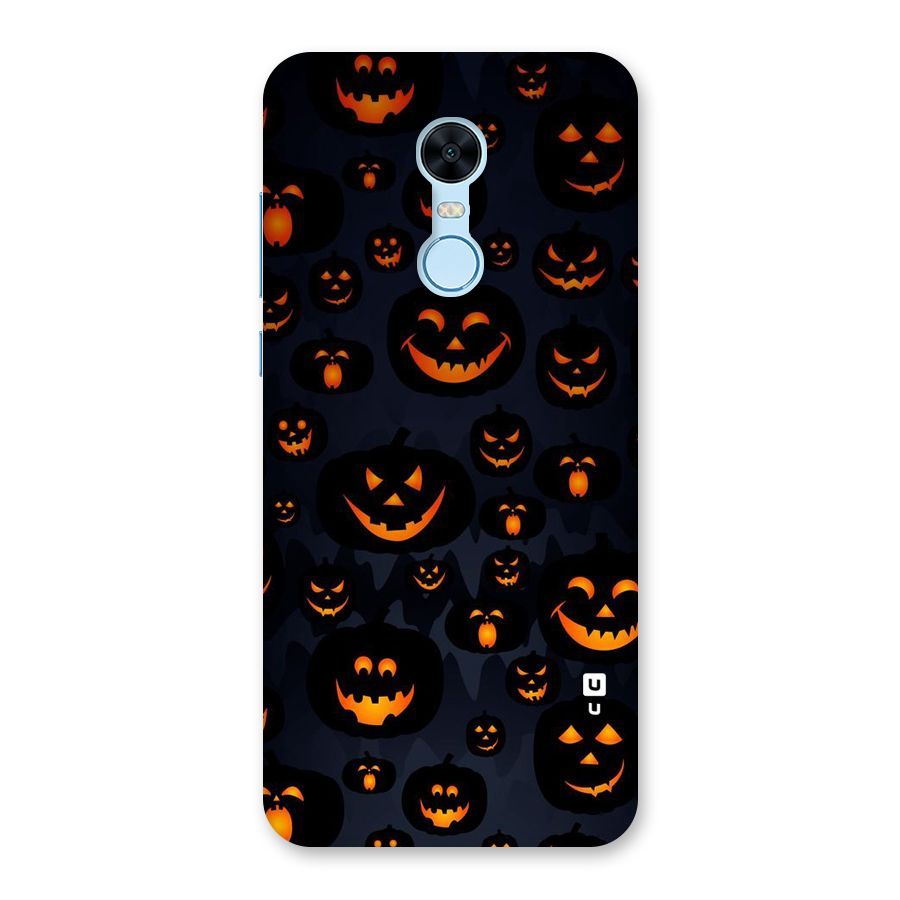 Pumpkin Smile Pattern Back Case for Redmi Note 5