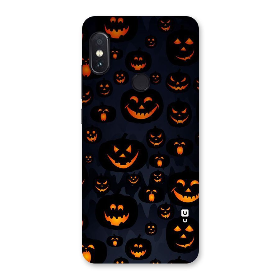 Pumpkin Smile Pattern Back Case for Redmi Note 5 Pro