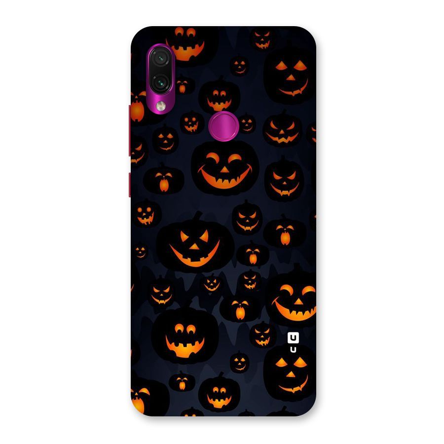 Pumpkin Smile Pattern Back Case for Redmi Note 7 Pro