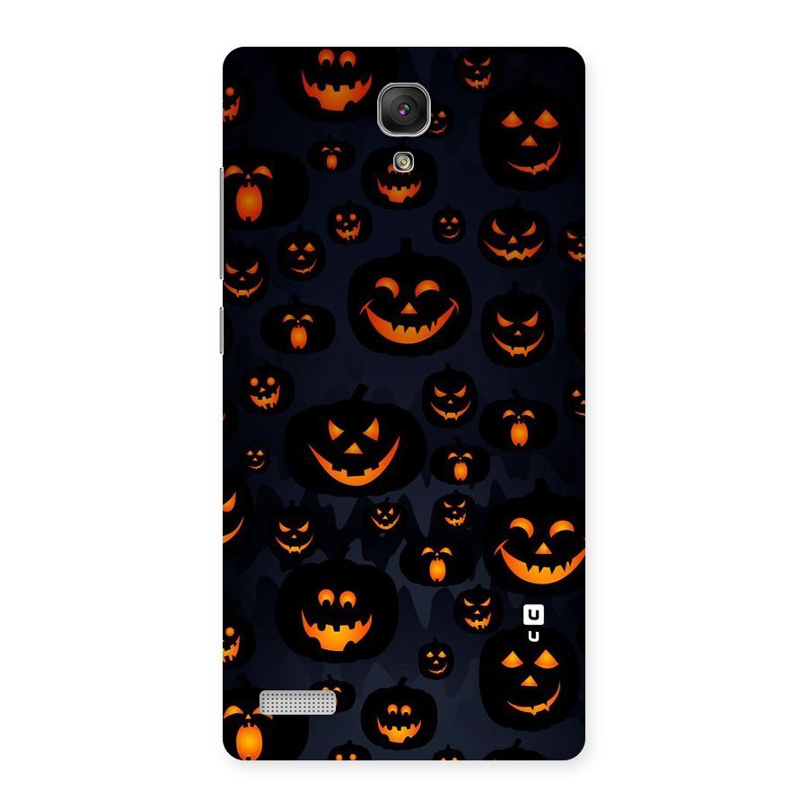 Pumpkin Smile Pattern Back Case for Redmi Note Prime