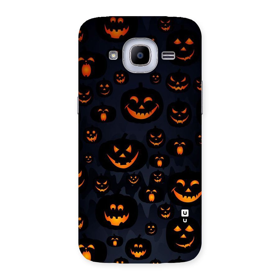 Pumpkin Smile Pattern Back Case for Samsung Galaxy J2 Pro