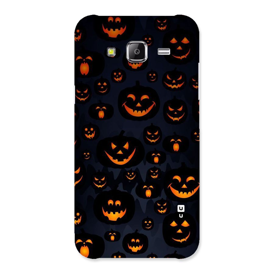 Pumpkin Smile Pattern Back Case for Samsung Galaxy J5