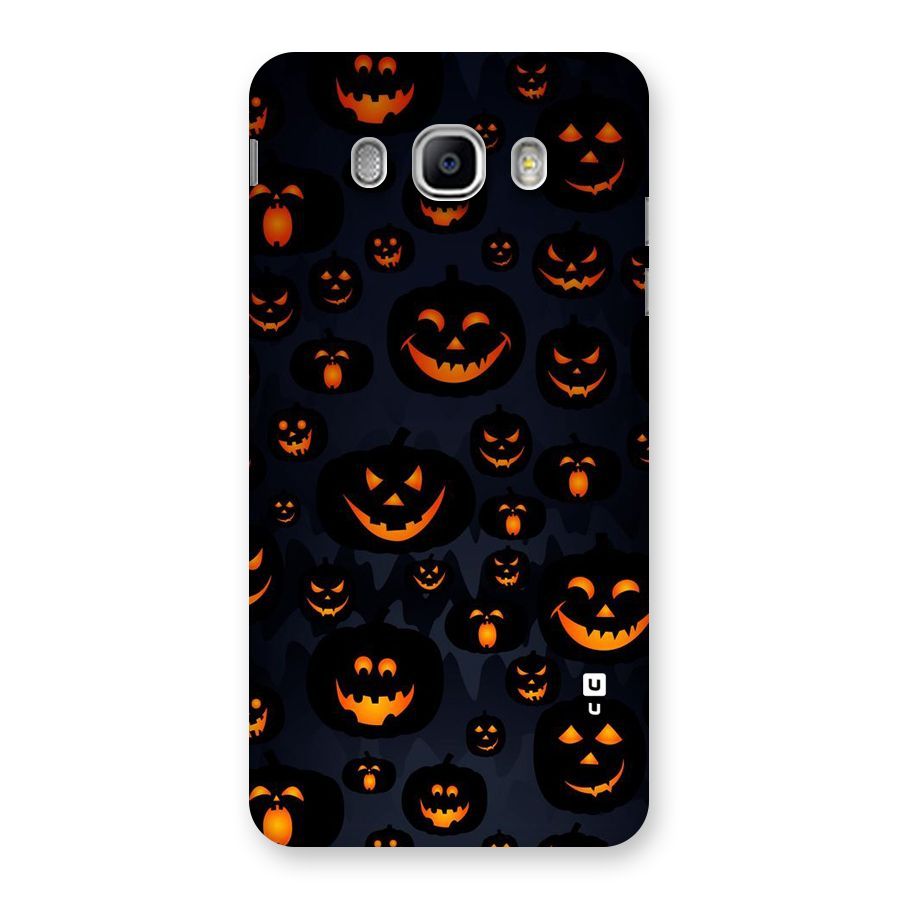 Pumpkin Smile Pattern Back Case for Samsung Galaxy J5 2016