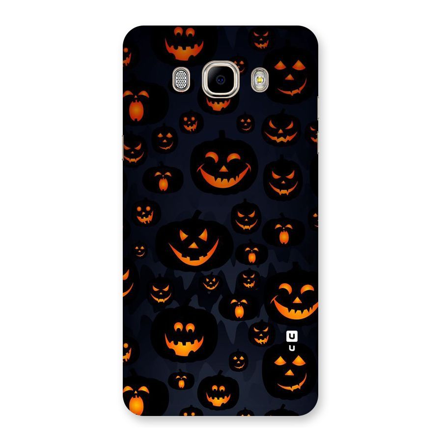 Pumpkin Smile Pattern Back Case for Samsung Galaxy J7 2016