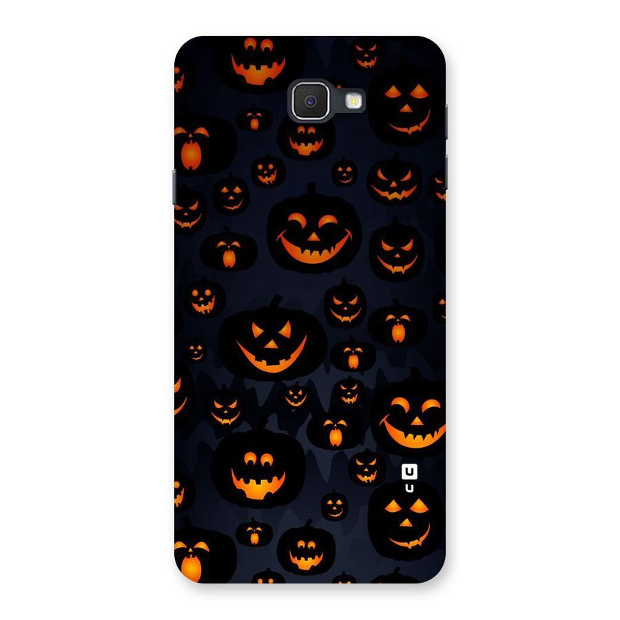 Pumpkin Smile Pattern Back Case for Samsung Galaxy J7 Prime