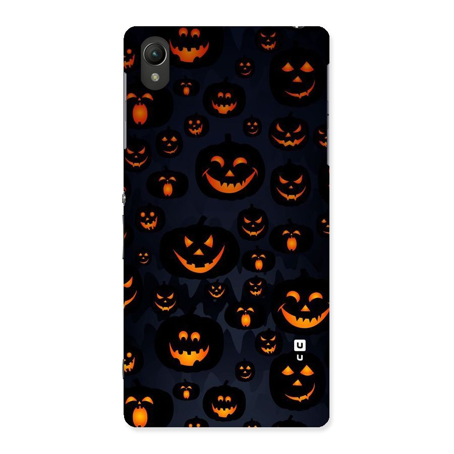 Pumpkin Smile Pattern Back Case for Sony Xperia Z2
