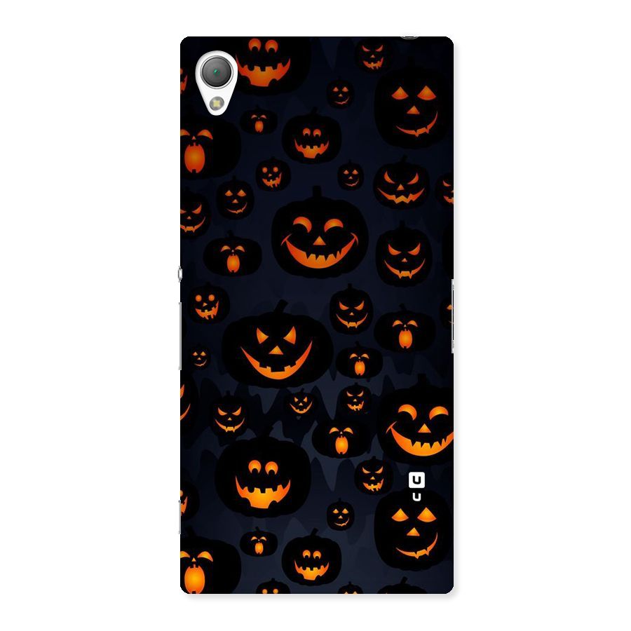 Pumpkin Smile Pattern Back Case for Sony Xperia Z3