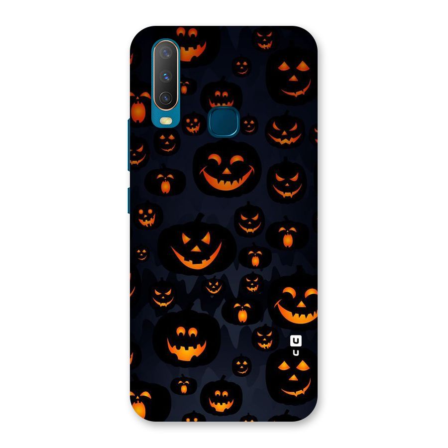 Pumpkin Smile Pattern Back Case for Vivo U10