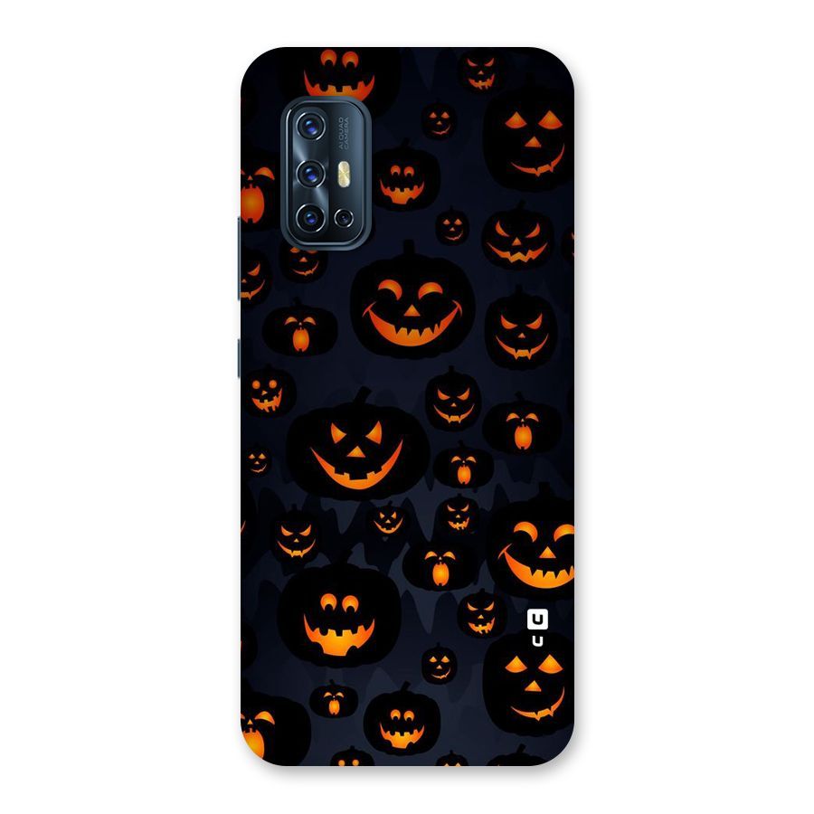 Pumpkin Smile Pattern Back Case for Vivo V17