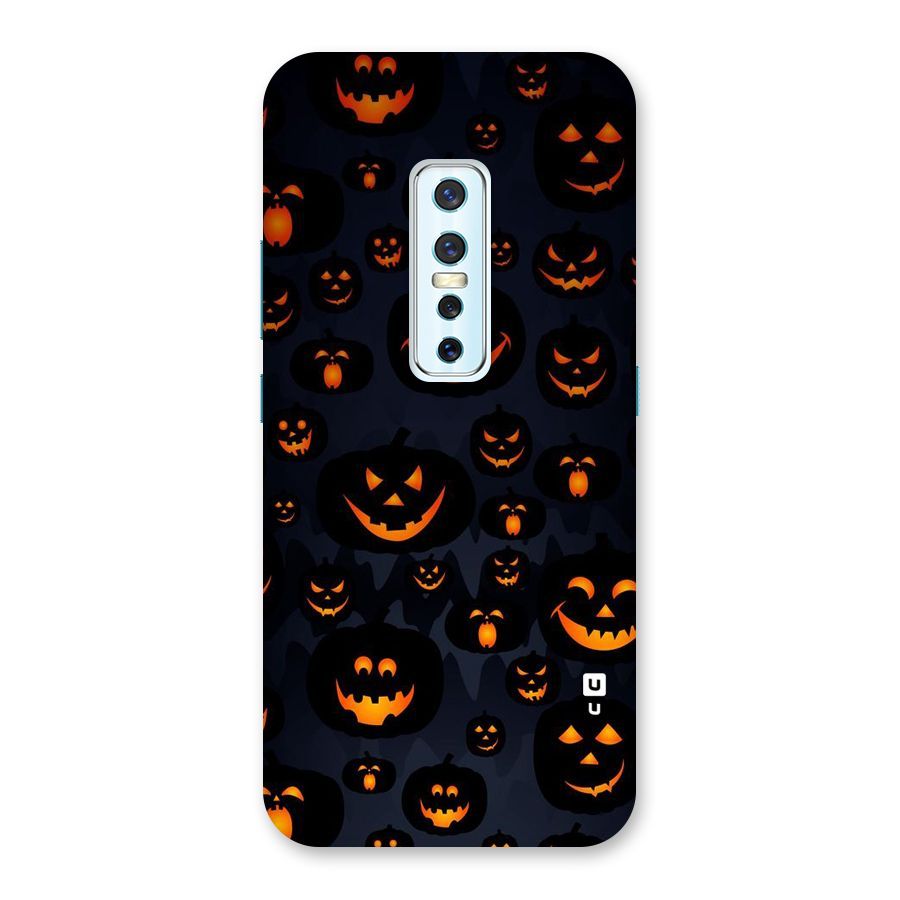 Pumpkin Smile Pattern Back Case for Vivo V17 Pro