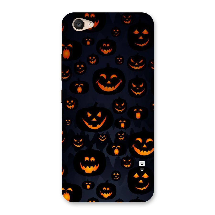 Pumpkin Smile Pattern Back Case for Vivo V5 Plus