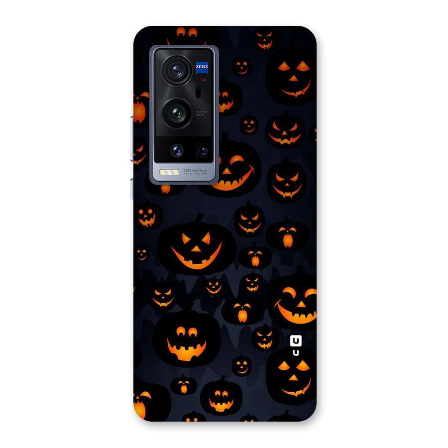 Pumpkin Smile Pattern Back Case for Vivo X60 Pro Plus